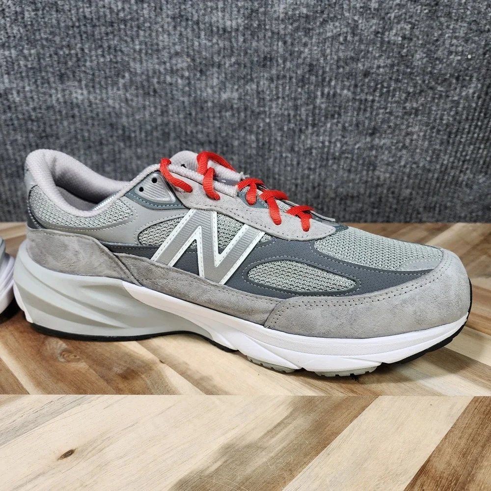 New Balance 990v6 Made in USA M990GL6 Men 13 2E Grey Shoes WIDE Running Athletic